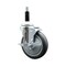 Service Caster 5'' Thermoplastic Rubber Swivel 7/8'' Expanding Stem Caster with Brake SCC-EX20S514-TPRB-TLB-78 - alternate 1